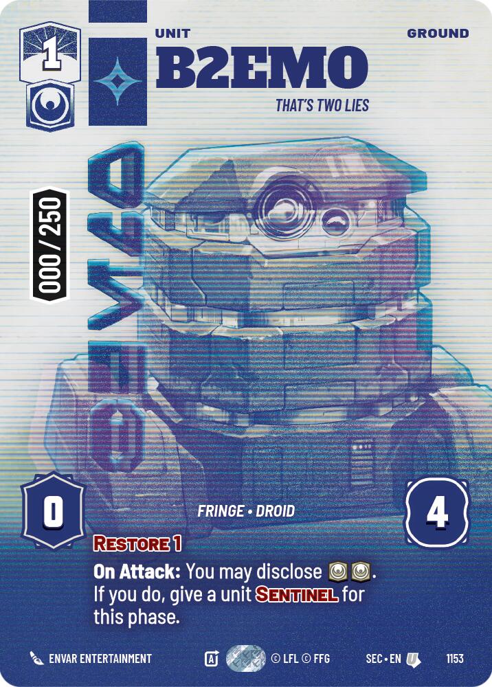 B2EMO - That's Two Lies (Serialized) (1153) (1153) [Secrets of Power] | Dragon's Lair Comics and Fantasy Houston TX