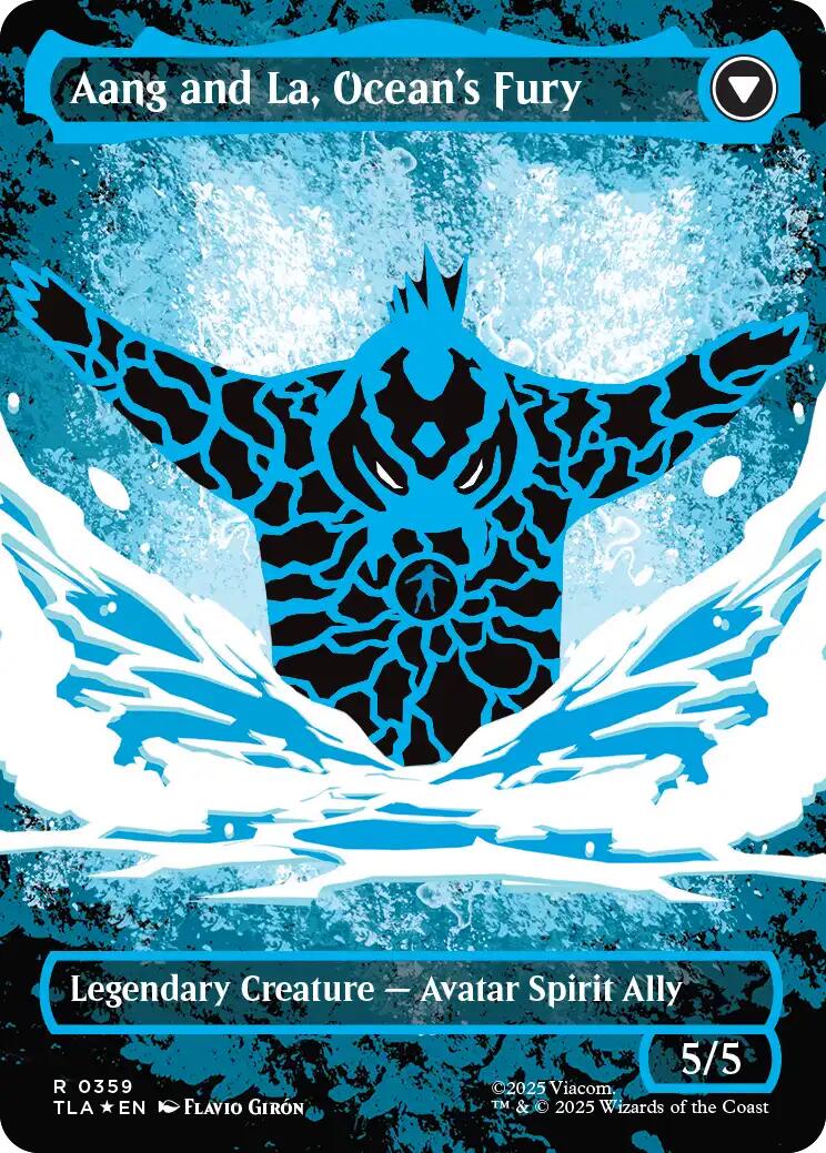 Aang, Swift Savior (Borderless) (Neon Ink Foil) [Avatar: The Last Airbender] | Dragon's Lair Comics and Fantasy Houston TX