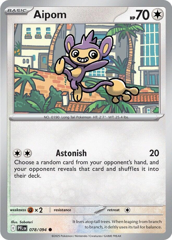 Aipom (078/094) [Mega Evolution: Phantasmal Flames] | Dragon's Lair Comics and Fantasy Houston TX