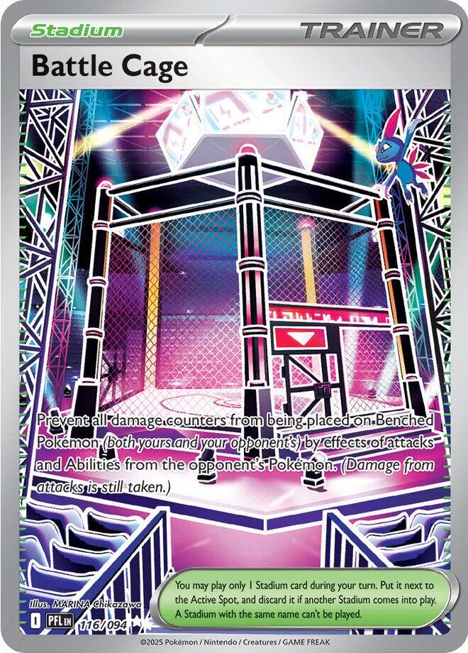 Battle Cage (116/094) [Mega Evolution: Phantasmal Flames] | Dragon's Lair Comics and Fantasy Houston TX