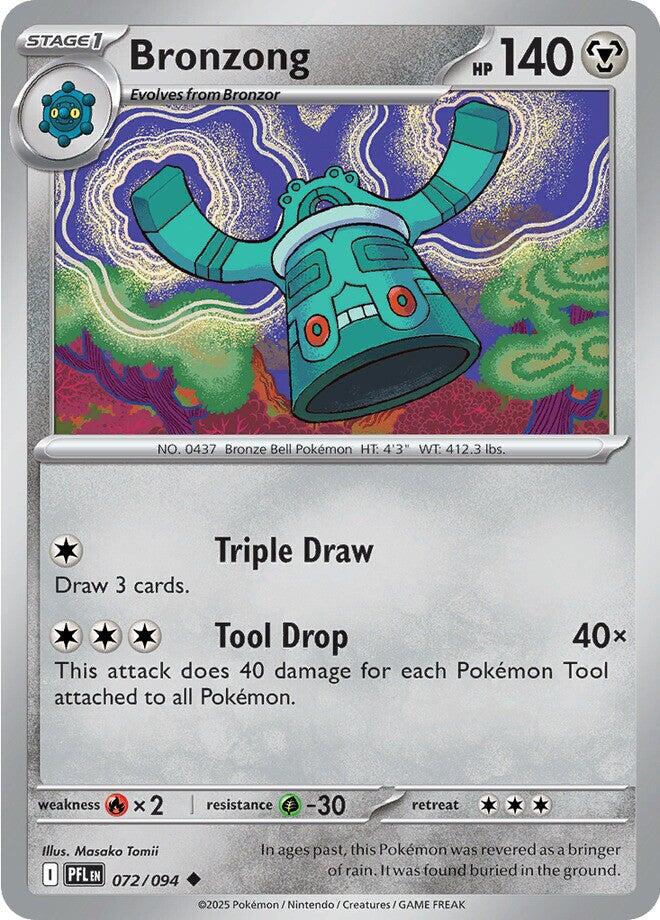 Bronzong (072/094) [Mega Evolution: Phantasmal Flames] | Dragon's Lair Comics and Fantasy Houston TX