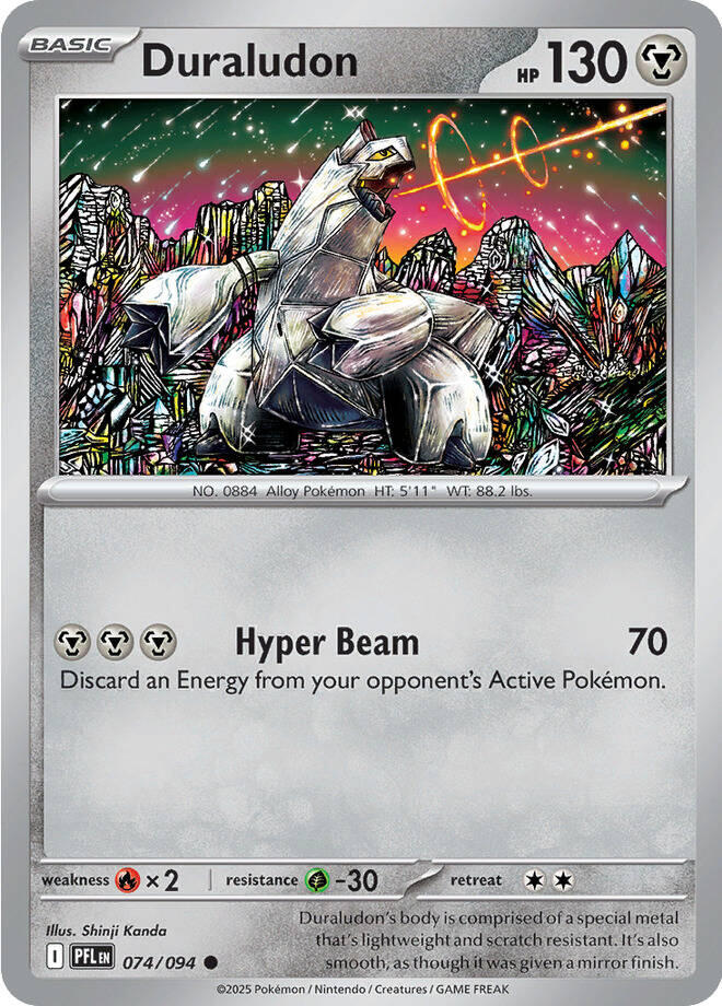 Duraludon (074/094) [Mega Evolution: Phantasmal Flames] | Dragon's Lair Comics and Fantasy Houston TX