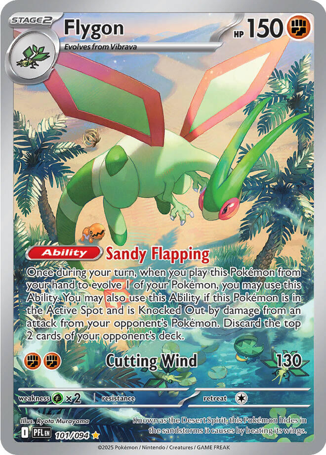 Flygon (101/094) [Mega Evolution: Phantasmal Flames] | Dragon's Lair Comics and Fantasy Houston TX