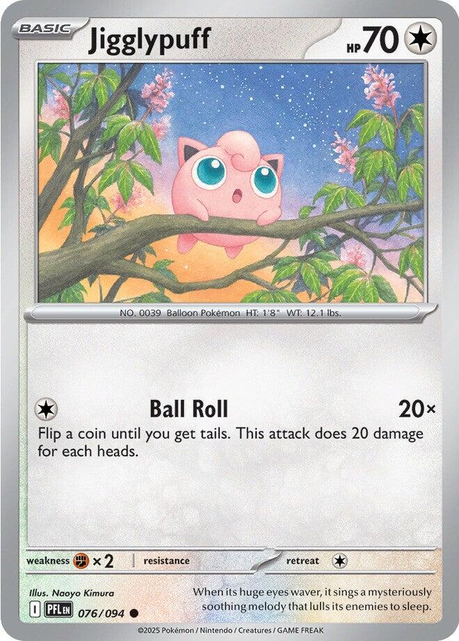 Jigglypuff (076/094) [Mega Evolution: Phantasmal Flames] | Dragon's Lair Comics and Fantasy Houston TX
