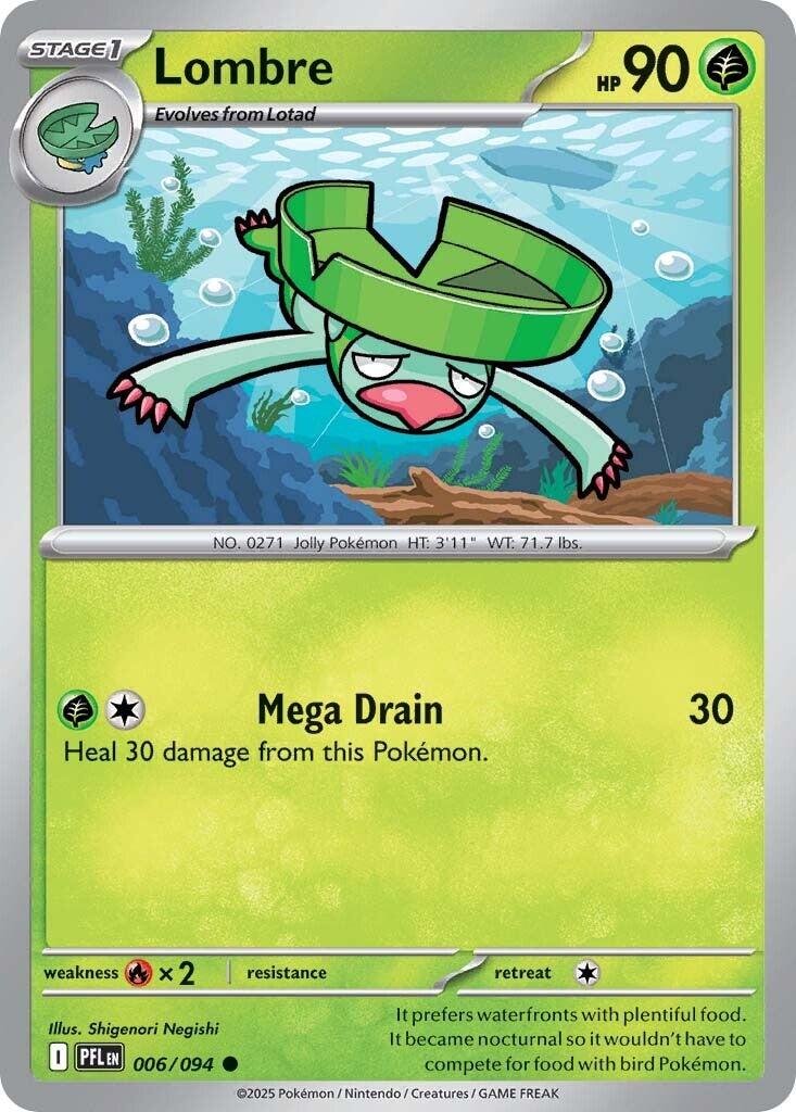 Lombre (006/094) [Mega Evolution: Phantasmal Flames] | Dragon's Lair Comics and Fantasy Houston TX