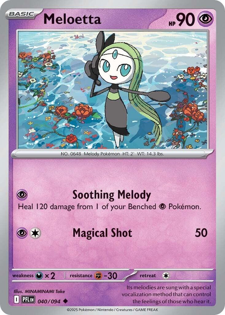 Meloetta (040/094) [Mega Evolution: Phantasmal Flames] | Dragon's Lair Comics and Fantasy Houston TX