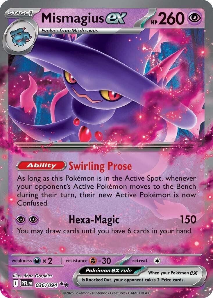 Mismagius ex (036/094) [Mega Evolution: Phantasmal Flames] | Dragon's Lair Comics and Fantasy Houston TX