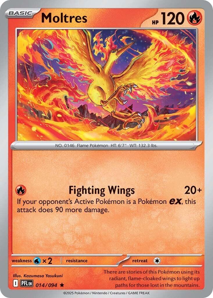 Moltres (014/094) [Mega Evolution: Phantasmal Flames] | Dragon's Lair Comics and Fantasy Houston TX