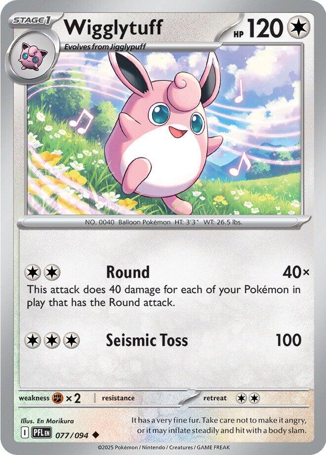 Wigglytuff (077/094) [Mega Evolution: Phantasmal Flames] | Dragon's Lair Comics and Fantasy Houston TX