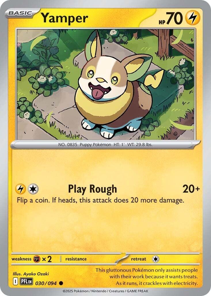 Yamper (030/094) [Mega Evolution: Phantasmal Flames] | Dragon's Lair Comics and Fantasy Houston TX