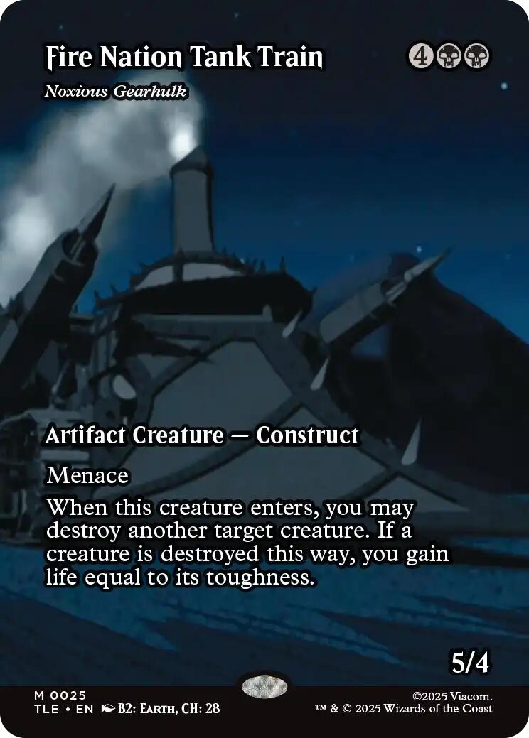 Fire Nation Tank Train - Noxious Gearhulk (Borderless) [Avatar: The Last Airbender: Eternal-Legal] | Dragon's Lair Comics and Fantasy Houston TX