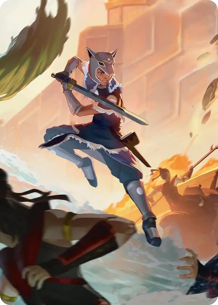 Sokka's Charge Art Card [Avatar: The Last Airbender Art Series] | Dragon's Lair Comics and Fantasy Houston TX