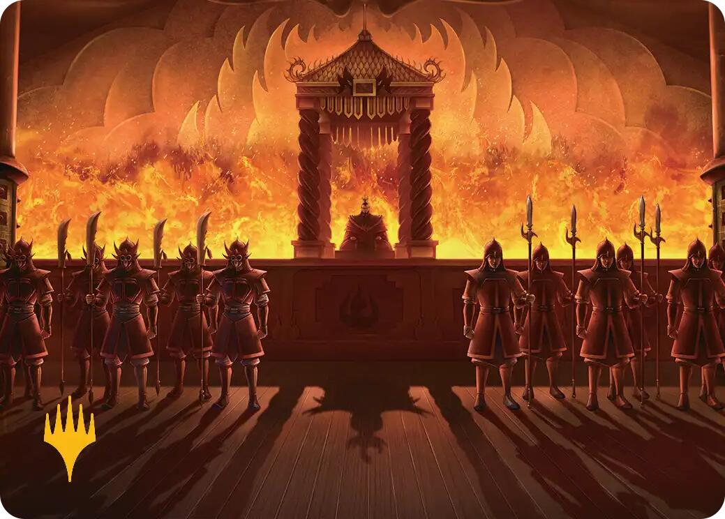 Fire Lord Ozai Art Card (Gold-Stamped Planeswalker Symbol) [Avatar: The Last Airbender Art Series] | Dragon's Lair Comics and Fantasy Houston TX