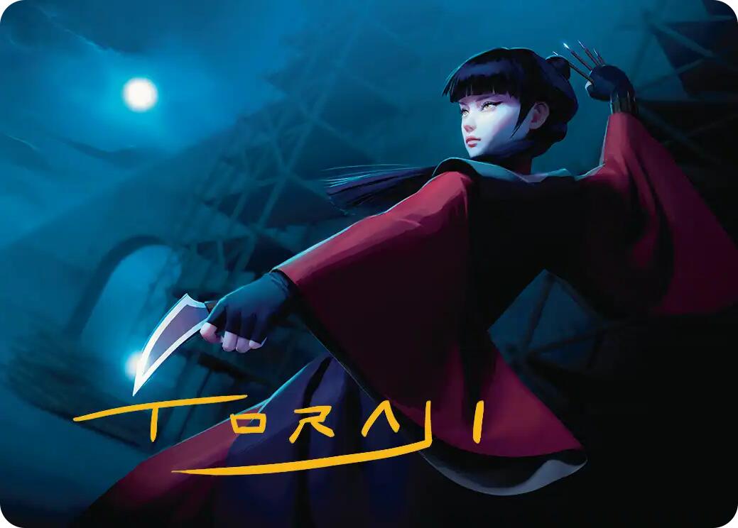 Mai, Jaded Edge Art Card (Gold-Stamped Signature) [Avatar: The Last Airbender Art Series] | Dragon's Lair Comics and Fantasy Houston TX