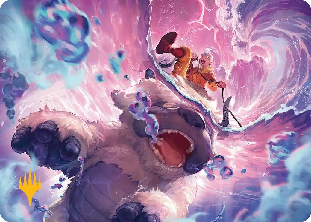 Storm of Memories Art Card (Gold-Stamped Planeswalker Symbol) [Avatar: The Last Airbender Art Series] | Dragon's Lair Comics and Fantasy Houston TX