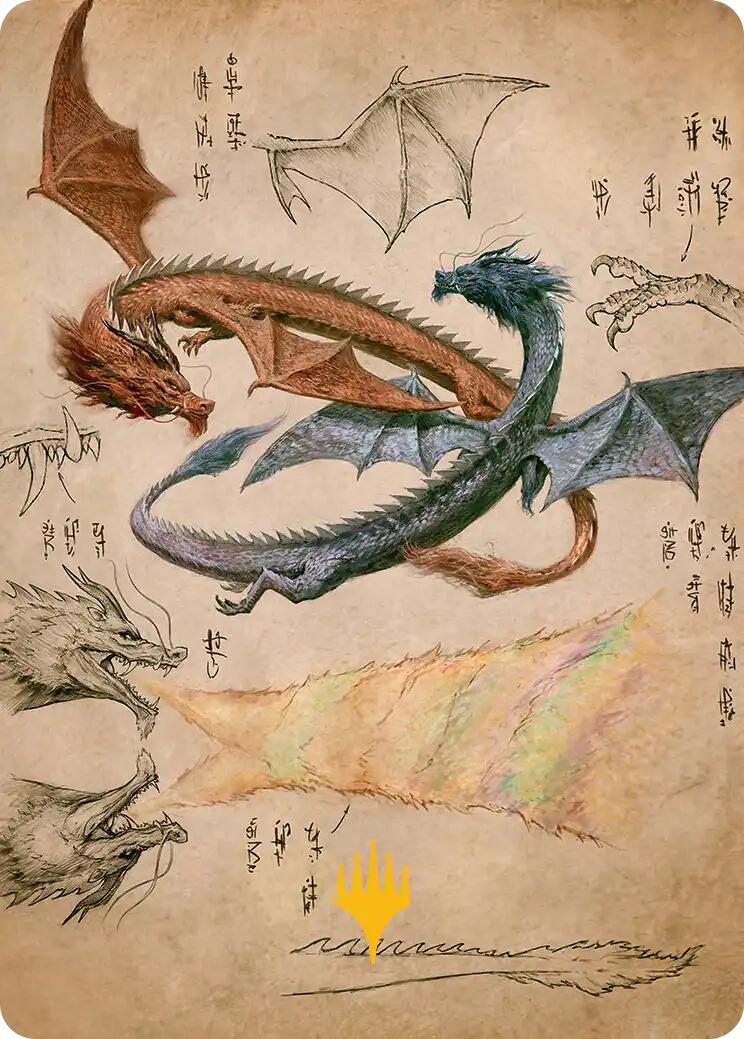 Ran and Shaw Art Card (Gold-Stamped Planeswalker Symbol) [Avatar: The Last Airbender Art Series] | Dragon's Lair Comics and Fantasy Houston TX