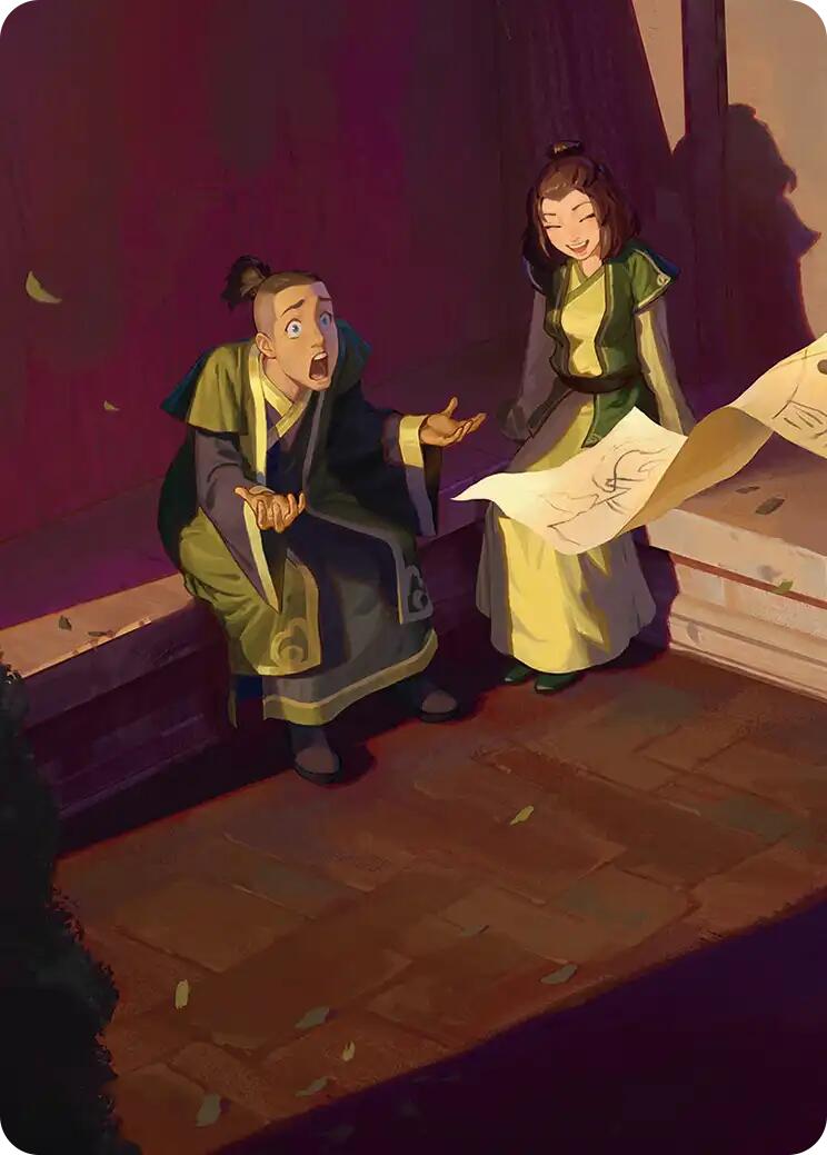 Sokka and Suki Art Card [Avatar: The Last Airbender Art Series] | Dragon's Lair Comics and Fantasy Houston TX