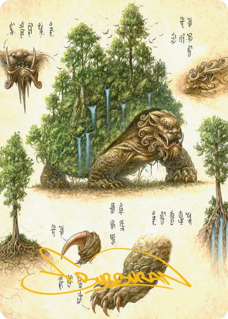 The Lion-Turtle Art Card (Gold-Stamped Signature) [Avatar: The Last Airbender Art Series] | Dragon's Lair Comics and Fantasy Houston TX