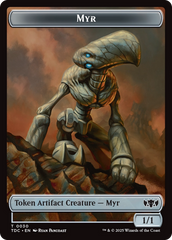 Snake // Myr Double-Sided Token [Tarkir: Dragonstorm Commander Tokens] | Dragon's Lair Comics and Fantasy Houston TX