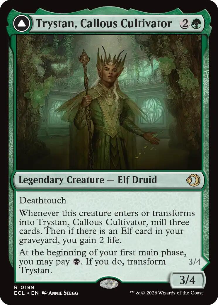 Trystan, Callous Cultivator [Lorwyn Eclipsed] | Dragon's Lair Comics and Fantasy Houston TX