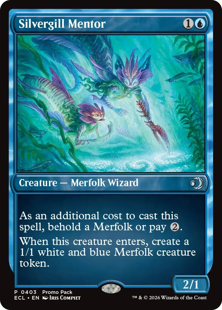 Silvergill Mentor [Lorwyn Eclipsed Promos] | Odin's Place