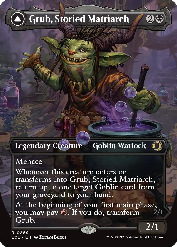 Grub, Storied Matriarch (Borderless) [Lorwyn Eclipsed] | Odin's Place