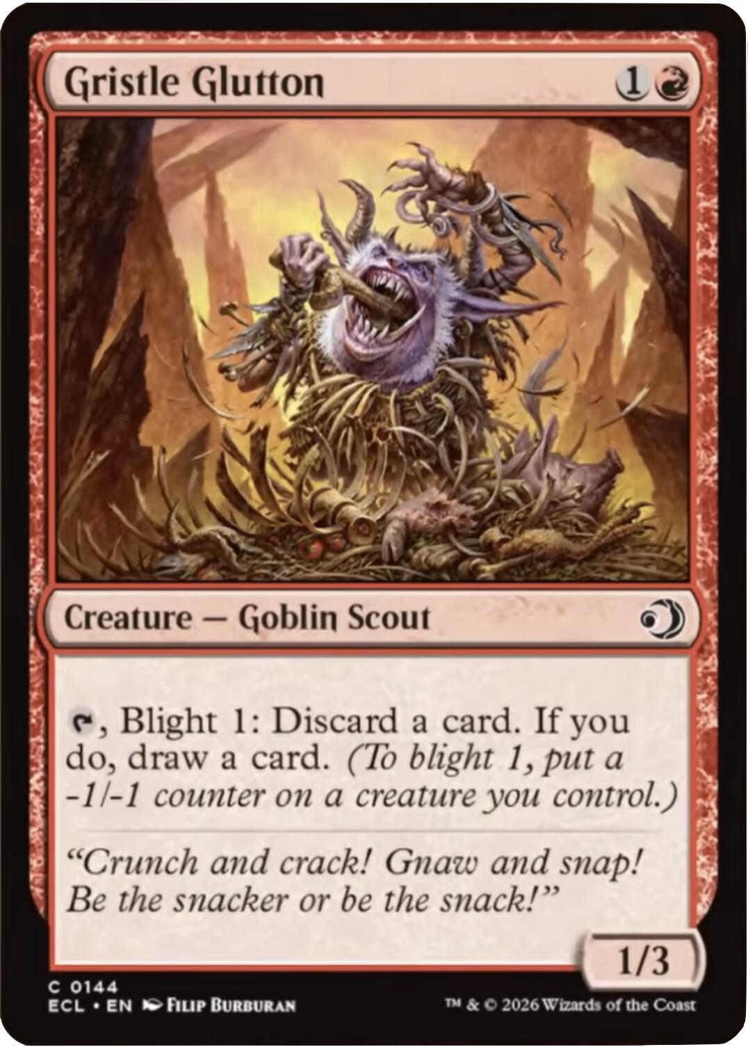 Gristle Glutton [Lorwyn Eclipsed] | Odin's Place
