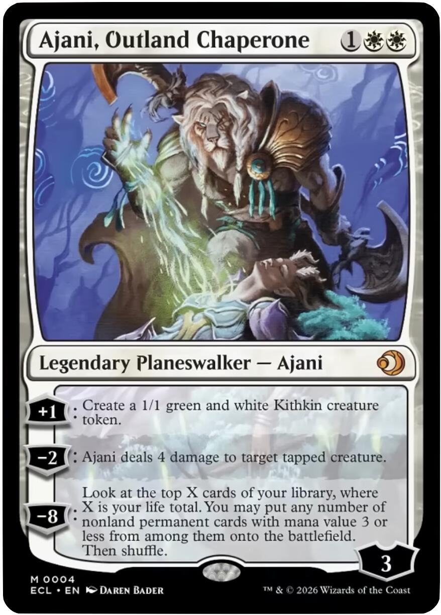 Ajani, Outland Chaperone [Lorwyn Eclipsed] | Odin's Place