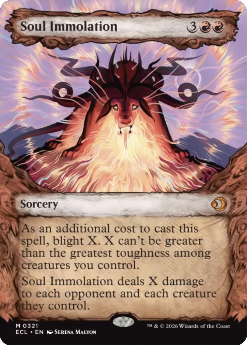 Soul Immolation (Showcase) [Lorwyn Eclipsed] | Odin's Place