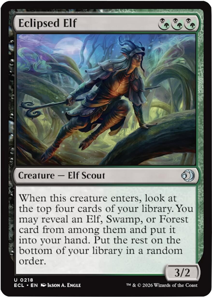 Eclipsed Elf [Lorwyn Eclipsed] | Odin's Place