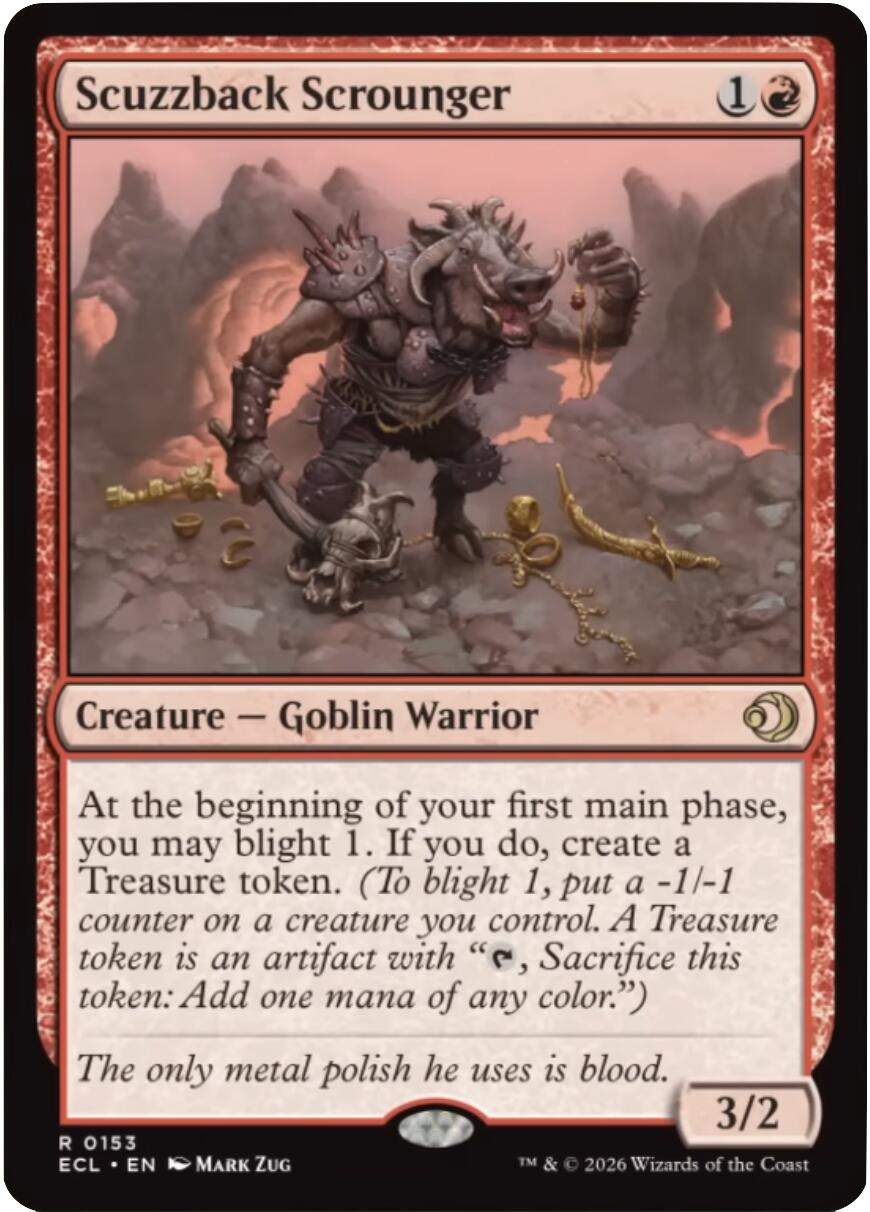 Scuzzback Scrounger [Lorwyn Eclipsed] | Odin's Place