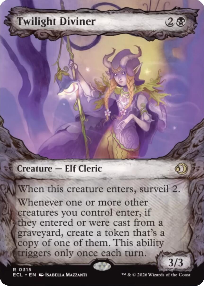 Twilight Diviner (Showcase) [Lorwyn Eclipsed] | Odin's Place