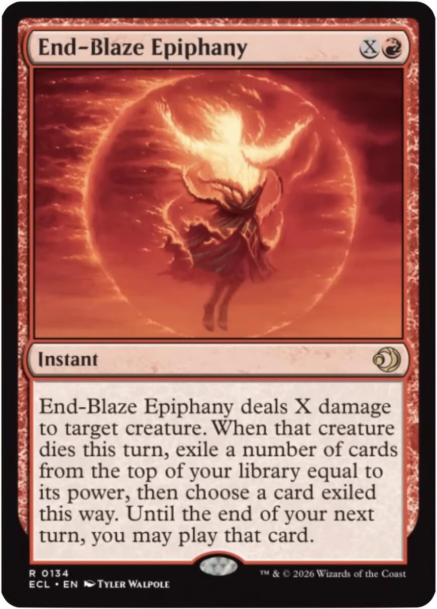 End-Blaze Epiphany [Lorwyn Eclipsed] | Odin's Place