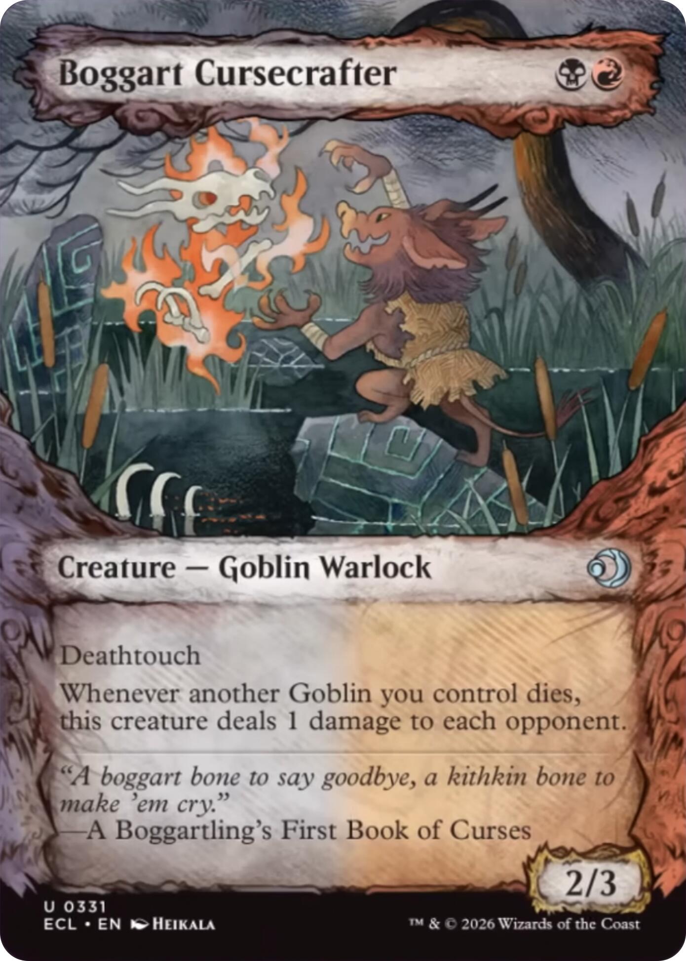 Boggart Cursecrafter (Showcase) [Lorwyn Eclipsed] | Odin's Place