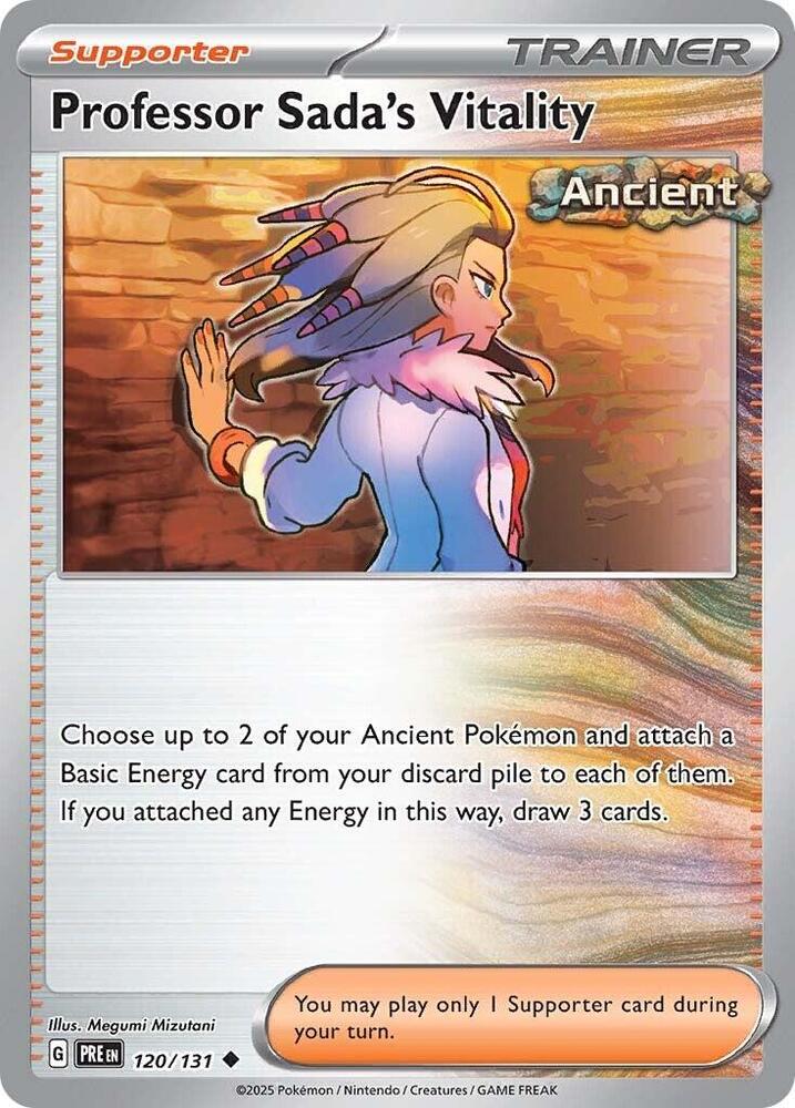 Professor Sada's Vitality (120/131) [Scarlet & Violet: Prismatic Evolutions] | Dragon's Lair Comics and Fantasy Houston TX