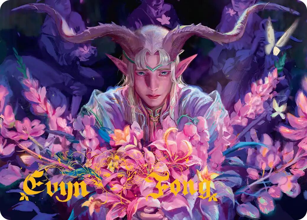 Dawnhand Eulogist Art Card (Gold-Stamped Signature) [Lorwyn Eclipsed Art Series] | Odin's Place