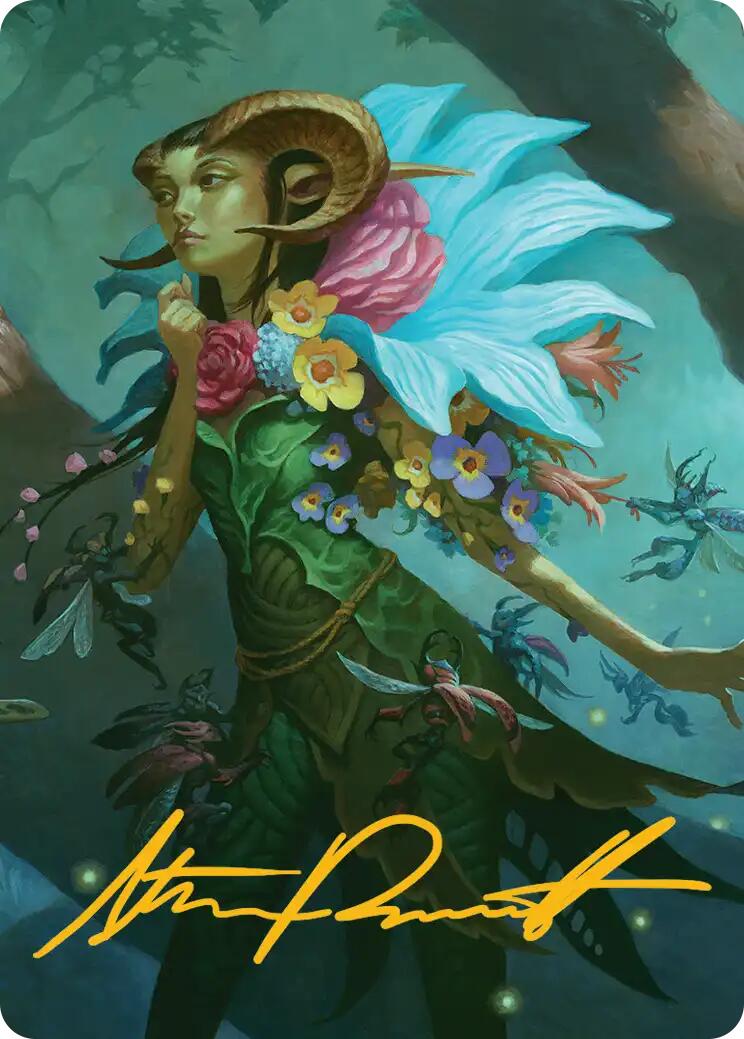 Maralen, Fae Ascendant Art Card (Gold-Stamped Signature) [Lorwyn Eclipsed Art Series] | Odin's Place
