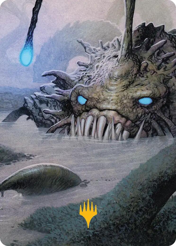 Deceit Art Card (Gold-Stamped Planeswalker Symbol) [Lorwyn Eclipsed Art Series] | Odin's Place