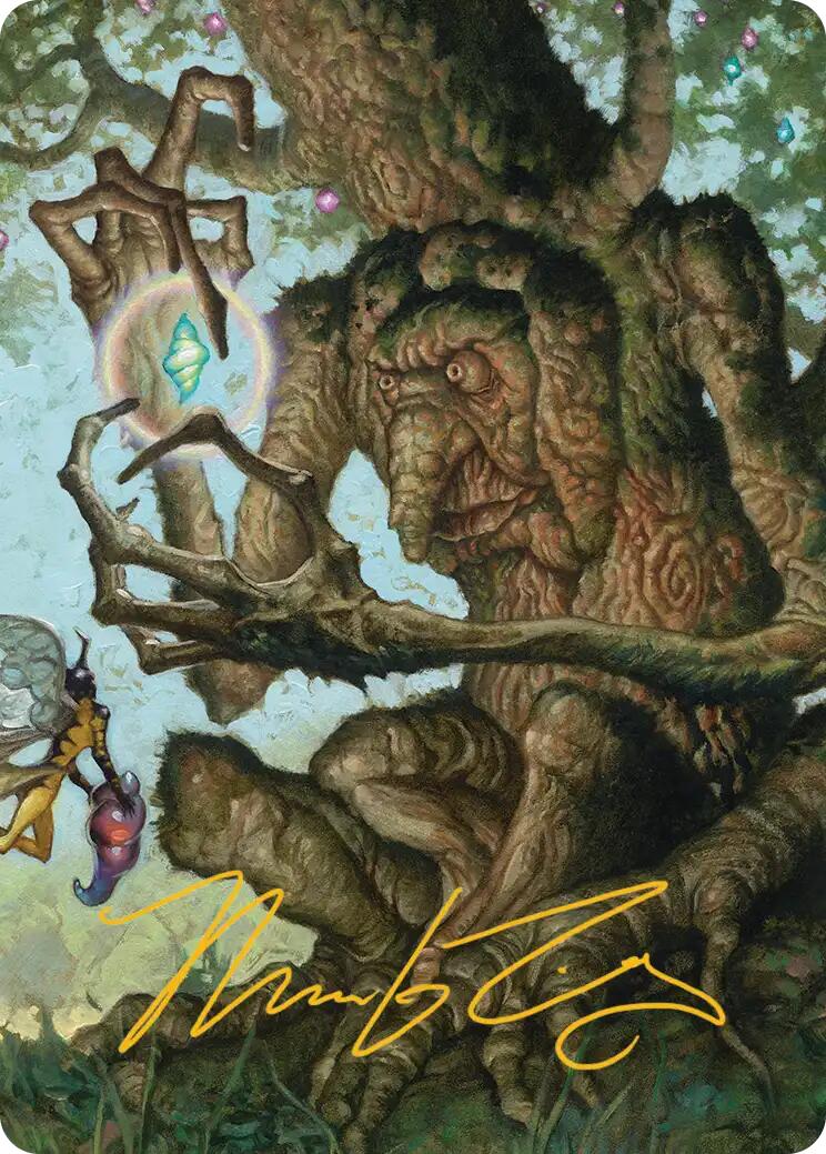 Faeburrow Elder Art Card (Gold-Stamped Signature) [Lorwyn Eclipsed Art Series] | Odin's Place