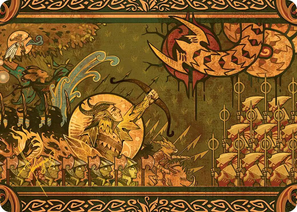 Chronicle of Victory Art Card (Gold-Stamped Signature) [Lorwyn Eclipsed Art Series] | Odin's Place