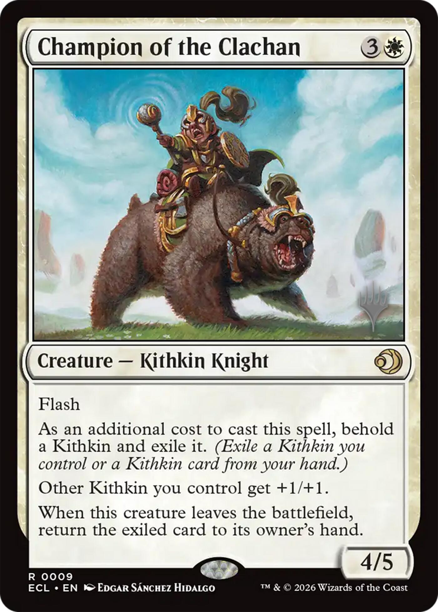 Champion of the Clachan [Lorwyn Eclipsed Promos] | Odin's Place