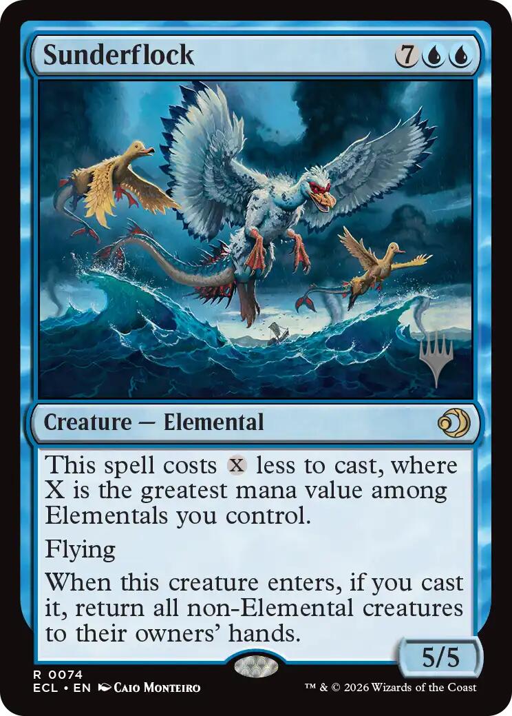 Sunderflock [Lorwyn Eclipsed Promos] | Odin's Place