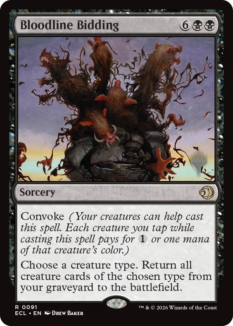 Bloodline Bidding [Lorwyn Eclipsed Promos] | Odin's Place