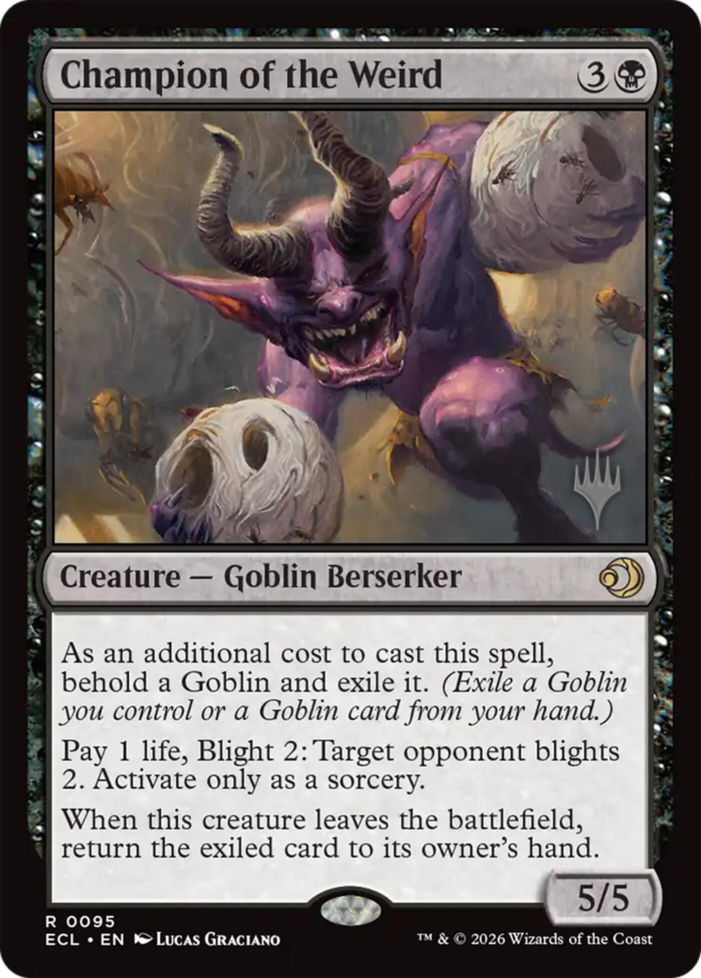 Champion of the Weird [Lorwyn Eclipsed Promos] | Odin's Place