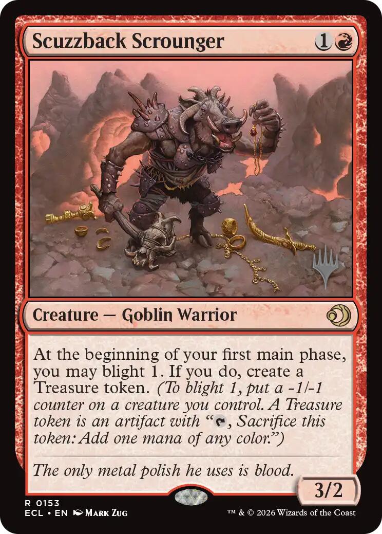 Scuzzback Scrounger [Lorwyn Eclipsed Promos] | Odin's Place