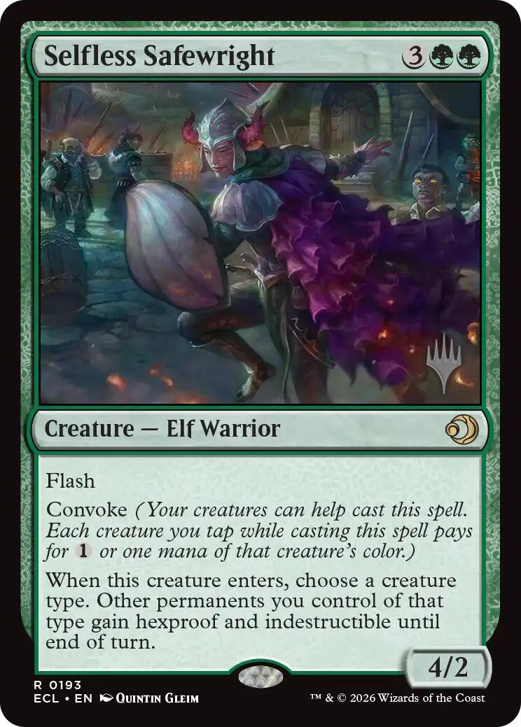 Selfless Safewright [Lorwyn Eclipsed Promos] | Odin's Place