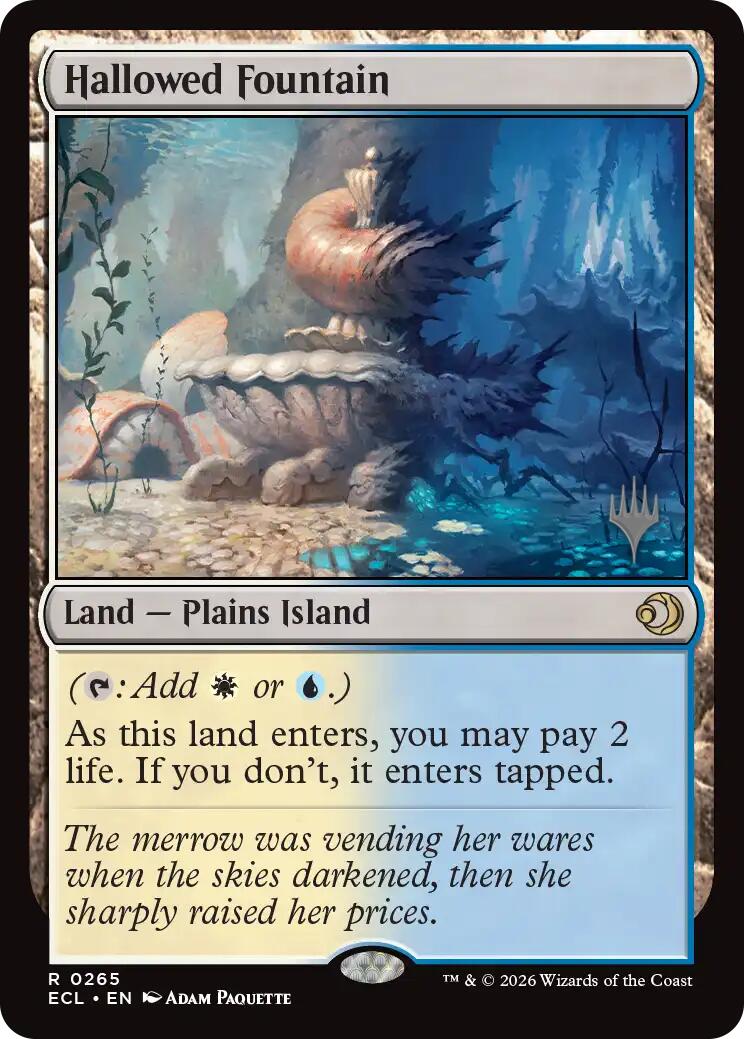 Hallowed Fountain [Lorwyn Eclipsed Promos] | Odin's Place
