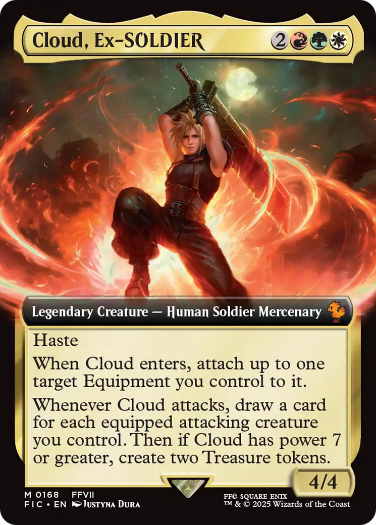 Cloud, Ex-SOLDIER (Extended Art) [FINAL FANTASY Commander] | Dragon's Lair Comics and Fantasy Houston TX