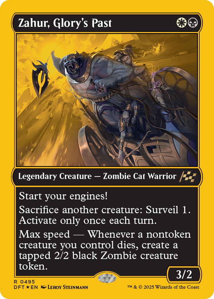 Zahur, Glory's Past (First-Place Foil) [Aetherdrift] | Dragon's Lair Comics and Fantasy Houston TX