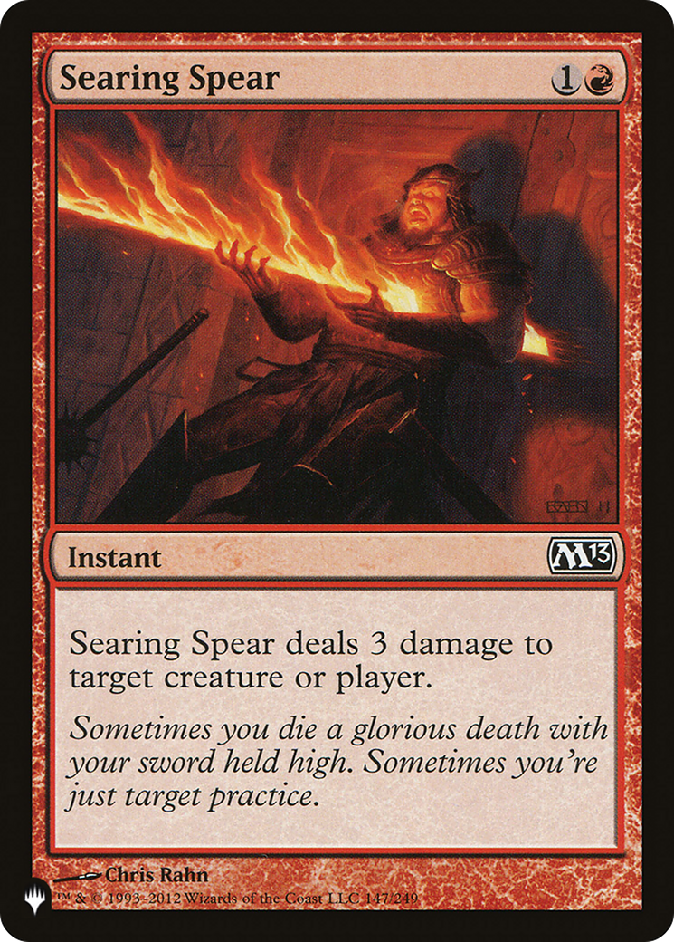 Searing Spear [The List] | Dragon's Lair Comics and Fantasy Houston TX